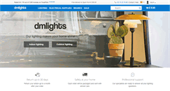 Desktop Screenshot of dmlights.es